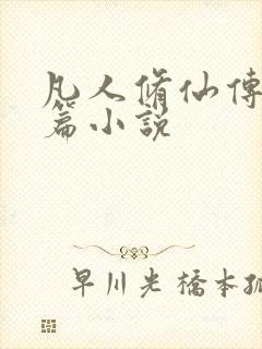 凡人修仙传人界篇小说