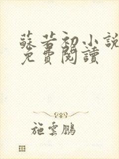 苏若初小说全文免费阅读