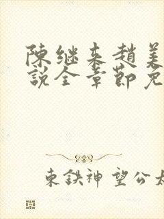 陈继来赵美媛小说全章节免费阅读