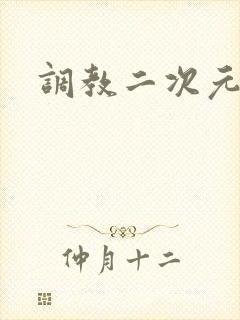 调教二次元