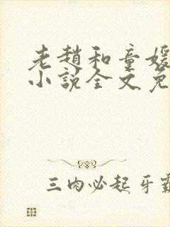 老赵和童媛媛的小说全文免费阅读