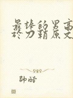 最棒的男高中生于刀鞘原文阅读