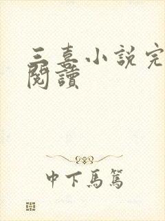 三喜小说完整版阅读