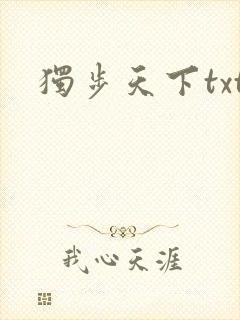 独步天下txt