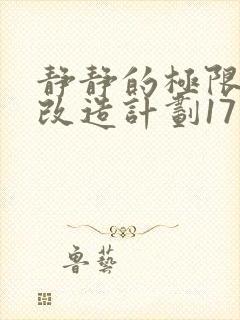 静静的极限自我改造计划17