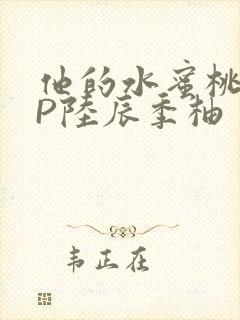 他的水蜜桃POP陆辰季柚