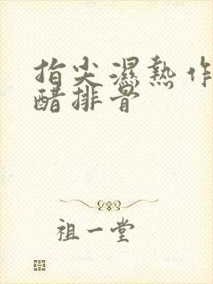 指尖湿热作者糖醋排骨