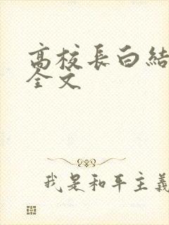 高校长白结小说全文