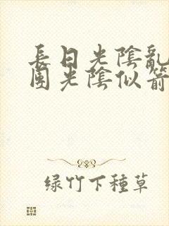 长日光阴乱作一团光阴似箭笔趣阁最新类似