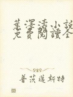 叶泽涛小说全文免费阅读全文