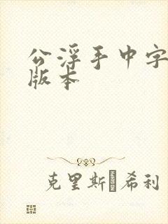 公浮手中字最新版本