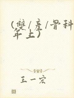 (双/产/骨科年上)