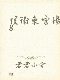 侯卫东官场笔记8