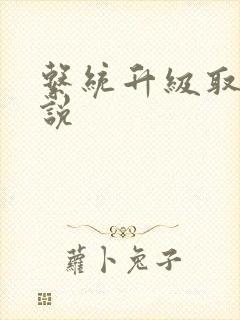 系统升级取液小说