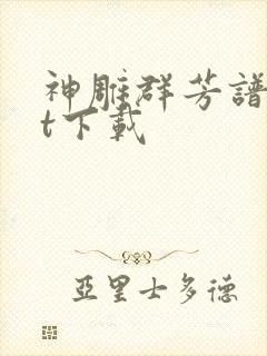 神雕群芳谱txt下载