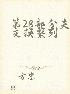 第28部分夫妇交换系列