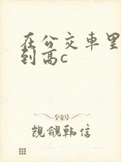 在公交车里c弄到高c