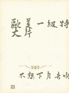 欧美一级特黄a大片