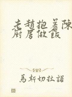 老赵抱着陈婷在厨房做饭