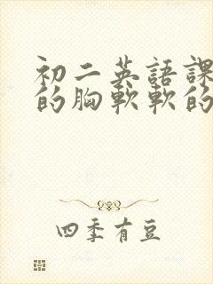 初二英语课代表的胸软软的