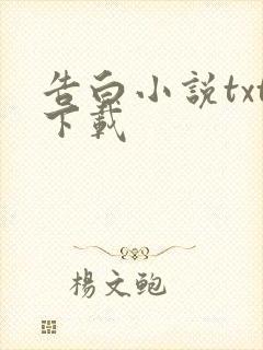 告白小说txt下载