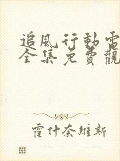 追风行动电视剧全集免费观看