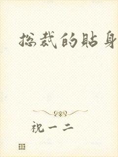 总裁的贴身女佣