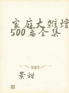 家庭大杂烩小说500篇全集