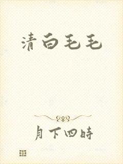 清白毛毛