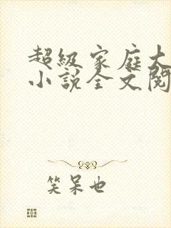 超级家庭大杂烩小说全文阅读