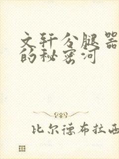 文轩分腿器河马的秘密河
