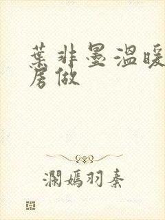 叶非墨温暖在厨房做