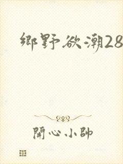乡野欲潮28章