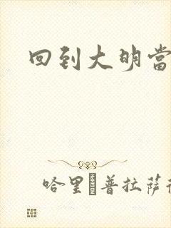 回到大明当才子