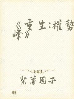 《重生:权势巅峰》