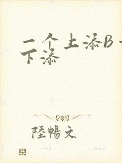 一个上添B一个下添