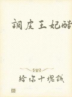 调皮王妃酷王爷