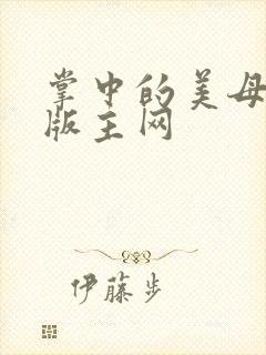 掌中的美母第一版主网