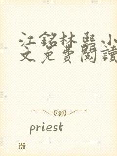 江铭林熙小说全文免费阅读