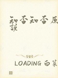 知否知否原著小说