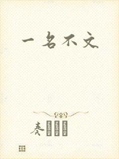 一名不文