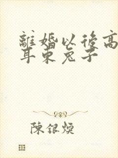 离婚以后高干 耳东兔子