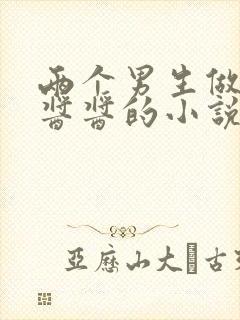 两个男生做酿酿酱酱的小说