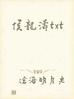 侯龙涛txt