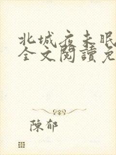 北城夜未眠小说全文阅读免费