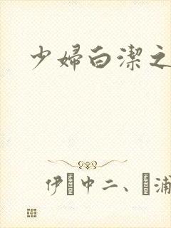 少妇白洁之