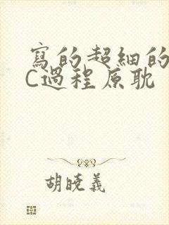 写的超细的多肉C过程原耽