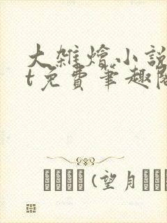 大杂烩小说txt免费笔趣阁