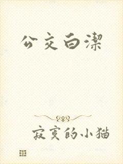 公交白洁