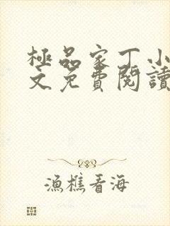 极品家丁小说全文免费阅读